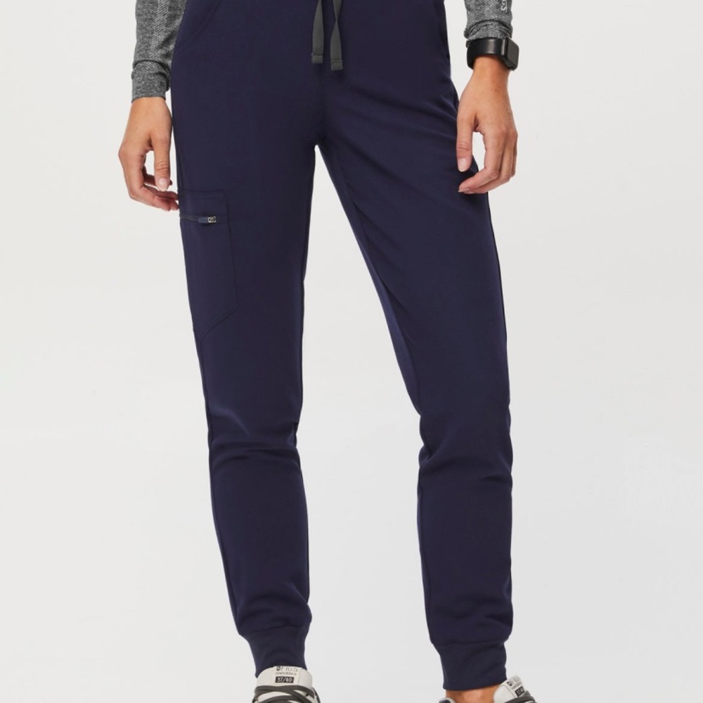Figs Women's Zamora Navy Blue Jogger Pants